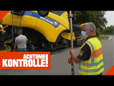 Schwertransport mit zu wenig Abstand! Und zu breit? | 1/2 | Kabel Eins | Achtung Kontrolle
