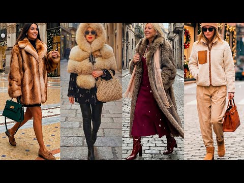 Milan Street Fashion Real People Real Outfits in Winter Conditions✨ Italian Winter Fashion In Milan