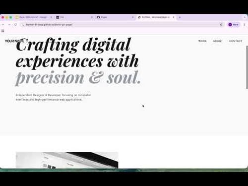 Make a Github Web Page with Gemini in less than 5 Min