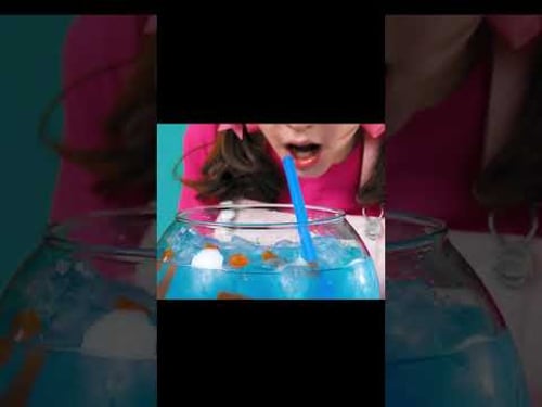 the cocktail from the aquarium is very tasty