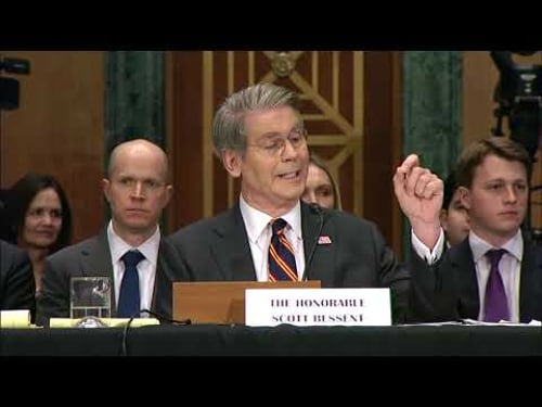 Senator Moreno Questions Secretary Scott Bessent During Senate Banking Committee Hearing 2/5/26