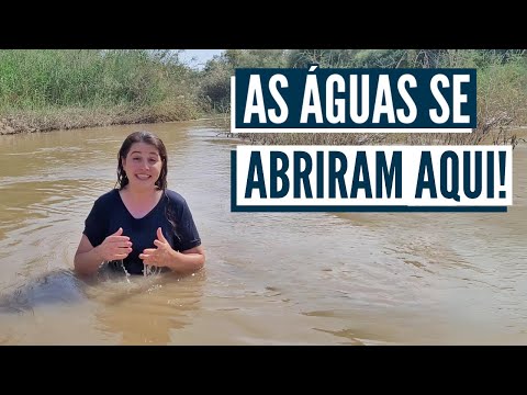 MILAGRE NO RIO JORDÃO! Israel com Aline
