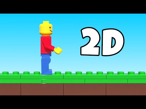 LEGO but everything is 2D