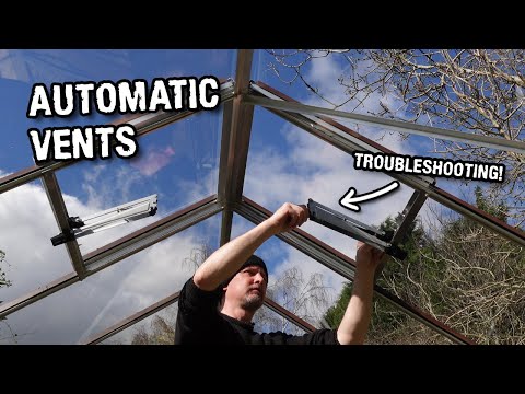 Automatic greenhouse vents are a GAME CHANGER! Bayliss XL auto vents