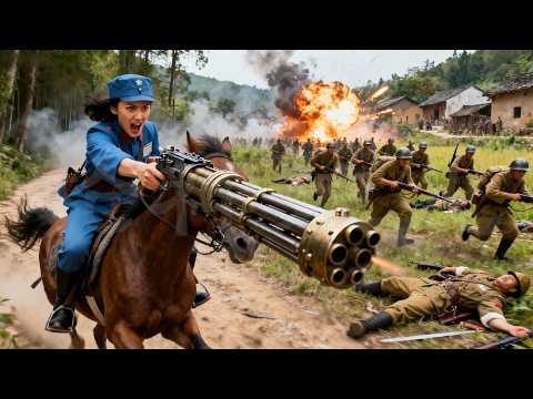 日軍進村大掃蕩,女八路單槍匹馬反擊,一槍爆頭日本高官⚔️ 抗日 MMA | Kung Fu