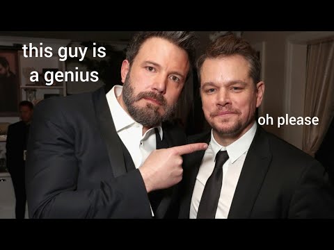Ben Affleck and Matt Damon being best friends for 7 minutes straight
