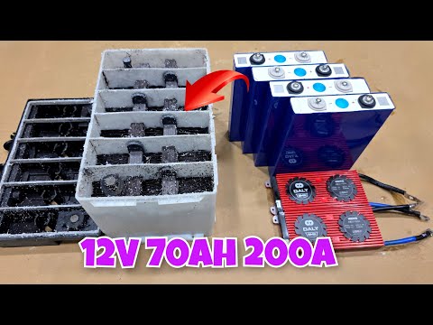 12v 70Ah 200A Lifepo4 battery build, For Pickup truck, SUV car