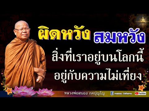 สมหวัง ผิดหวัง I สิ่งที่เราอยู่บนโลกนี้ คืออยู่กับความไม่เที่ยง #หลวงพ่อสนอง_กตปุญโญ