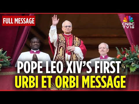 Pope Leo XIV Condemns The "Senselessness" of War and The "Open Wounds" | Urbi et Orbi Message | N18G