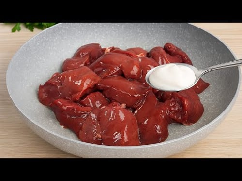 ๐The secret to making tender liver in 10 minutes! Simple and delicious! Quick Family Dinner!