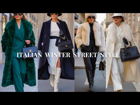 European Luxury Shopping District | Milan Street Style & Fashion Trends | Winter Fashion In Milan