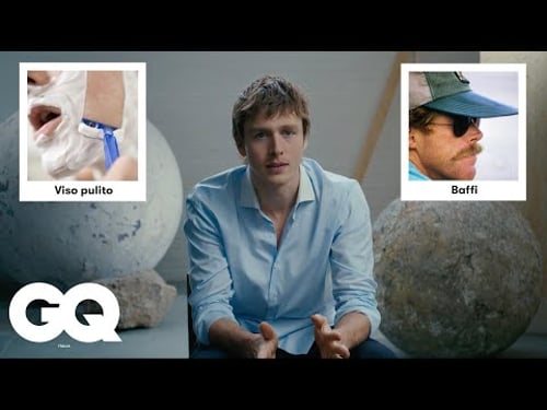 Harris Dickinson gioca a 'Questo o Quello' con GQ Italia