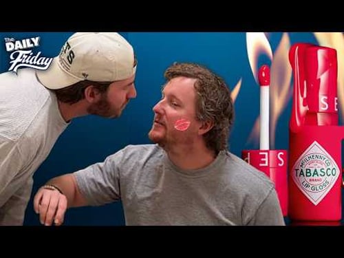 We Tried the New Tabasco Sephora Lipgloss | Trying things w/ Jack