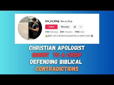 Christian Apologist SPIRALS OUT When Confronted With Biblical Contradictions