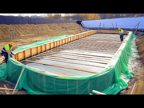 Man Builds Luxury Swimming Pool in His Backyard | Start to Finish by @rlcmaker