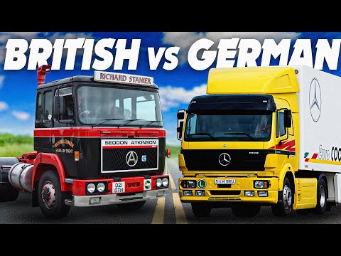 Seddon Atkinson 401 vs Mercedes SK – The Battle of British Grit vs German Muscle