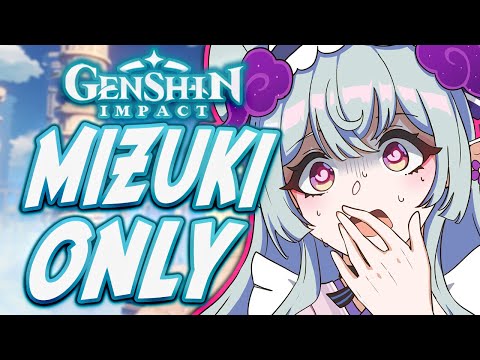 Can You Beat Genshin Impact Only Using Mizuki??!!