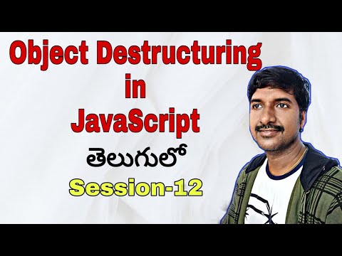 Object Destructuring in JavaScript | Learn JavaScript in Telugu | @LuckyTechzone