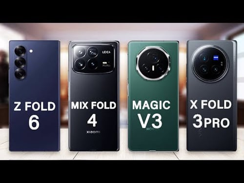 Xiaomi Mix Fold 4 Vs Samsung Z Fold 6 Vs Honor Magic V3 Vs vivo X Fold3 Pro Specs Review