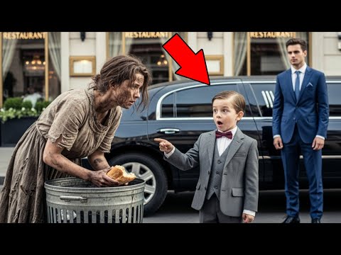 Sie suchte im Müll nach Essen… bis ein Junge rief: „Papa, das ist sie!“