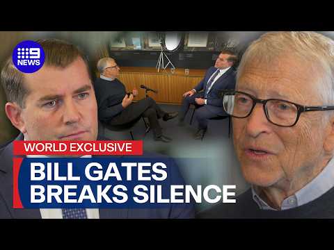 EXCLUSIVE: Bill Gates addresses emails in the Epstein Files | 9 News Australia