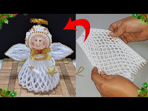 INCREDIBLE ! Genius idea made from waste Fruit Foam Net never seen before | Best out of waste craft