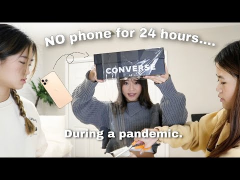 24 HOURS WITHOUT OUR PHONES DURING A PANDEMIC!!!