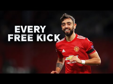 Bruno Fernandes All 6 Free Kicks For Manchester United