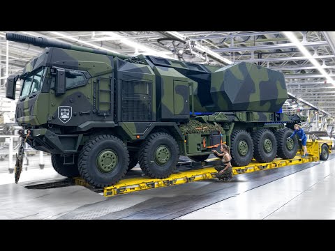 Inside Secret German Factory Producing Massive Armored Trucks | MAN Plant Tour