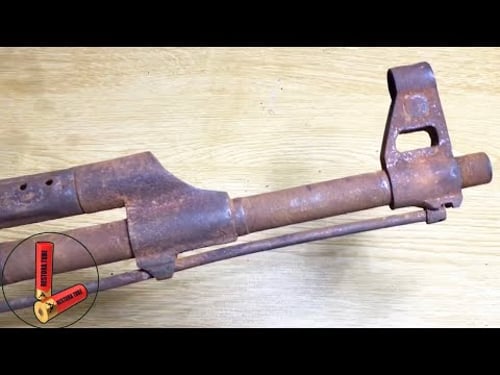 Rusty and jammed Ak 47 Restoration / gun restoration/Gun Restoration - Rusted Pistol Restoration