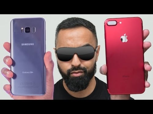 Samsung Galaxy S8 Plus vs iPhone 7 Plus