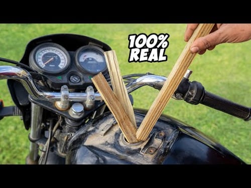 I Run A Bike Using Wood Only - लकड़ी से चला दी गाड़ी - 100% Working Trick