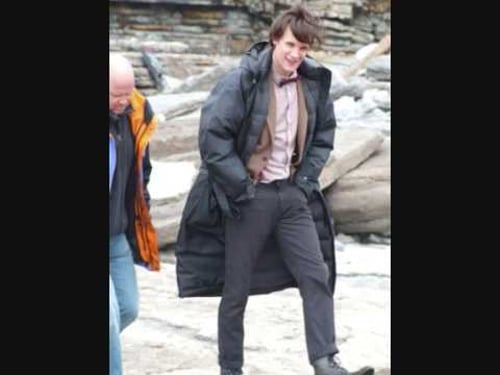 Matt Smith's first day as Doctor Who