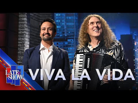 A Coldplay Song Might Cheer Up Stephen's Audience (feat. Weird Al Yankovic And Lin-Manuel Miranda)