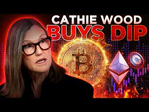 Cathie Wood Buys Fear📉Crypto Market Crash Update