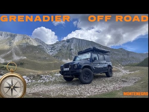 INEOS Grenadier Off Road in the Mountains. Things to See in Montenegro