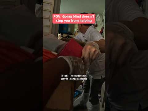 POV: Going blind doesn't stop you from helping #singapore
