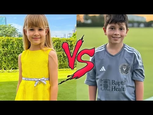 Diana VS Mateo Messi (Messi's Son) Transformation 2025 ⭐ Who Do You Like?