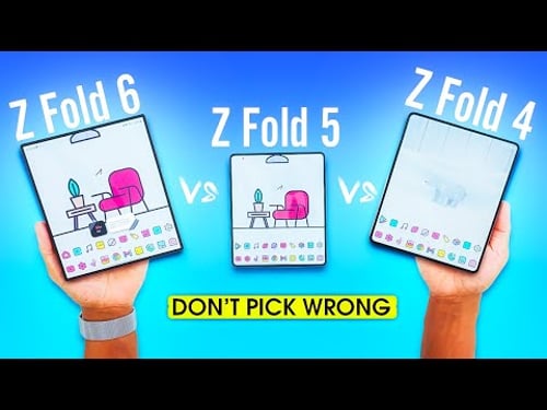 AVOID A MISTAKE Galaxy Z Fold 6 vs Z Fold 5 vs Z Fold 4 Full Comparison