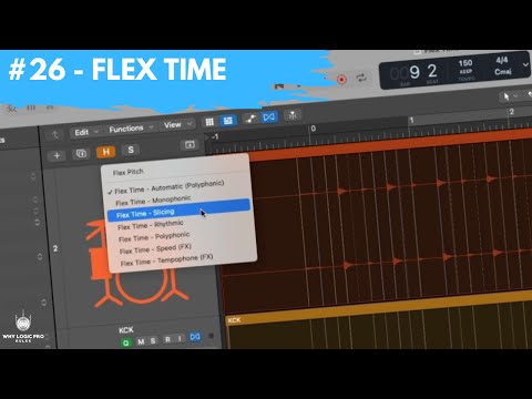 #26 - Flex Time for Simple Audio Editing in Logic (Newbie to Ninja - A Beginner's Guide to Logic)