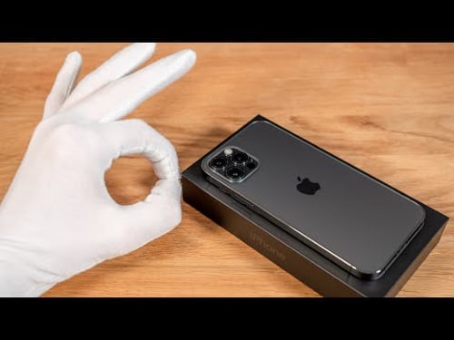 Apple iPhone 12 Pro Unboxing 128 GB Graphite + Setup + 5G Speed Test ASMR