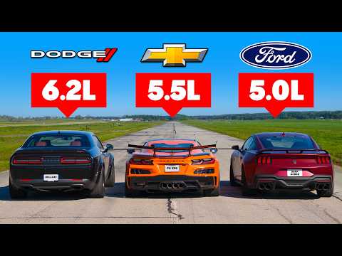 Who makes the BEST V8? DRAG RACE