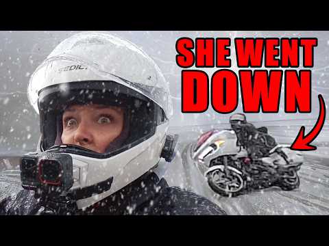 Trapped on the Mountain on our Motorcycles