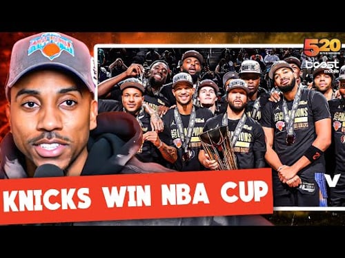 Jeff Teague REACTS to Knicks WINNING NBA Cup over Spurs: Jalen Brunson named MVP | Club 520