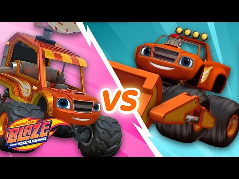 Ice Cream Truck Blaze vs. Front Loader Blaze! 🍦 | Blaze and the Monster Machines
