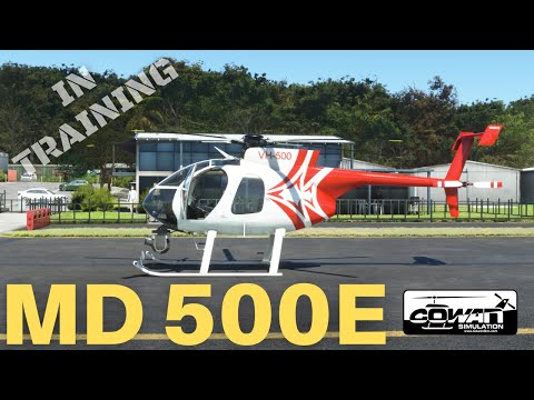 Cowan Simulation MD 500E Helicopter Training Flight out of Southport Airport, Queensland - MSFS 2020