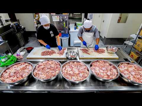 100kg Chicken!? Udon noodle shop in Osaka that makes udon noodles with chicken