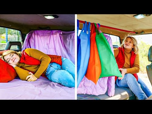 Don’t Start a Road Trip Without These Car Hacks! 🚗🔥