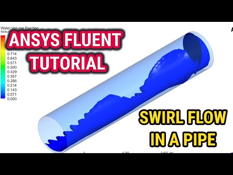 ANSYS Fluent Tutorial | Swirling | Swirl Flow | Multiphase Flow | Swirl Flow ANSYS Fluent | ANSYS 20