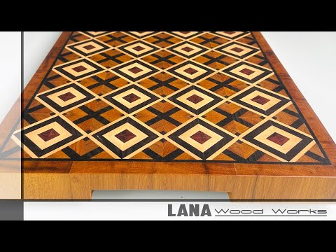 Crafting a Stunning End Grain Cutting Board – Geometric Pattern Masterpiece